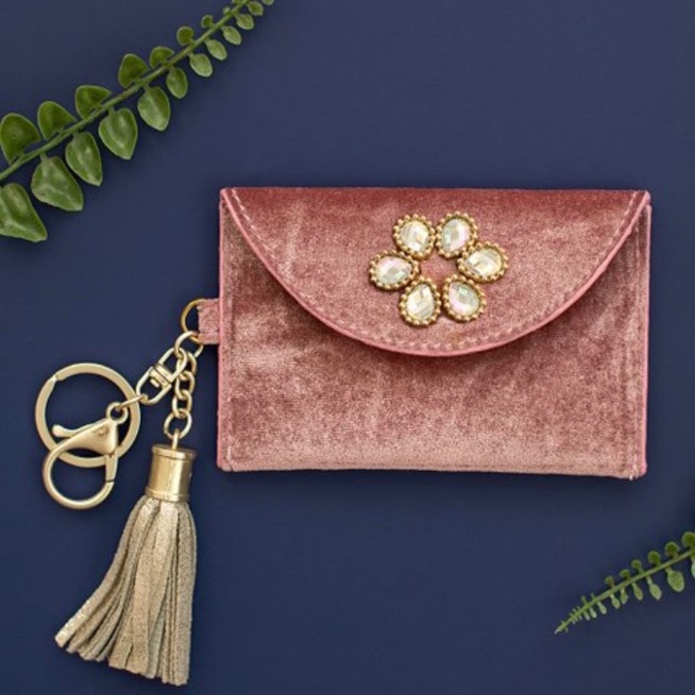 Joyfolie Velvet Key Chain Wallet